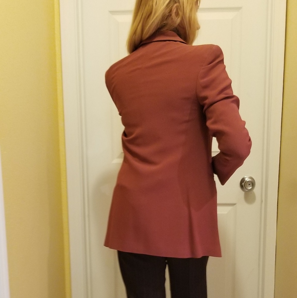BAGUTTA GUC Jacket Persimmon Crepe sz 4 - Picture 3 of 7